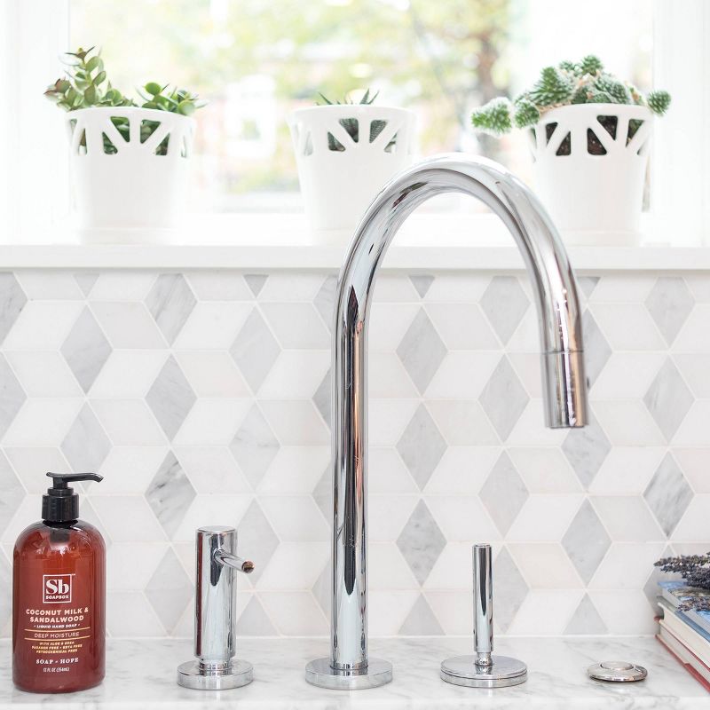 Soapbox Coconut Milk & Sandalwood Deep Moisture Liquid Hand Soap - 12oz/3pk