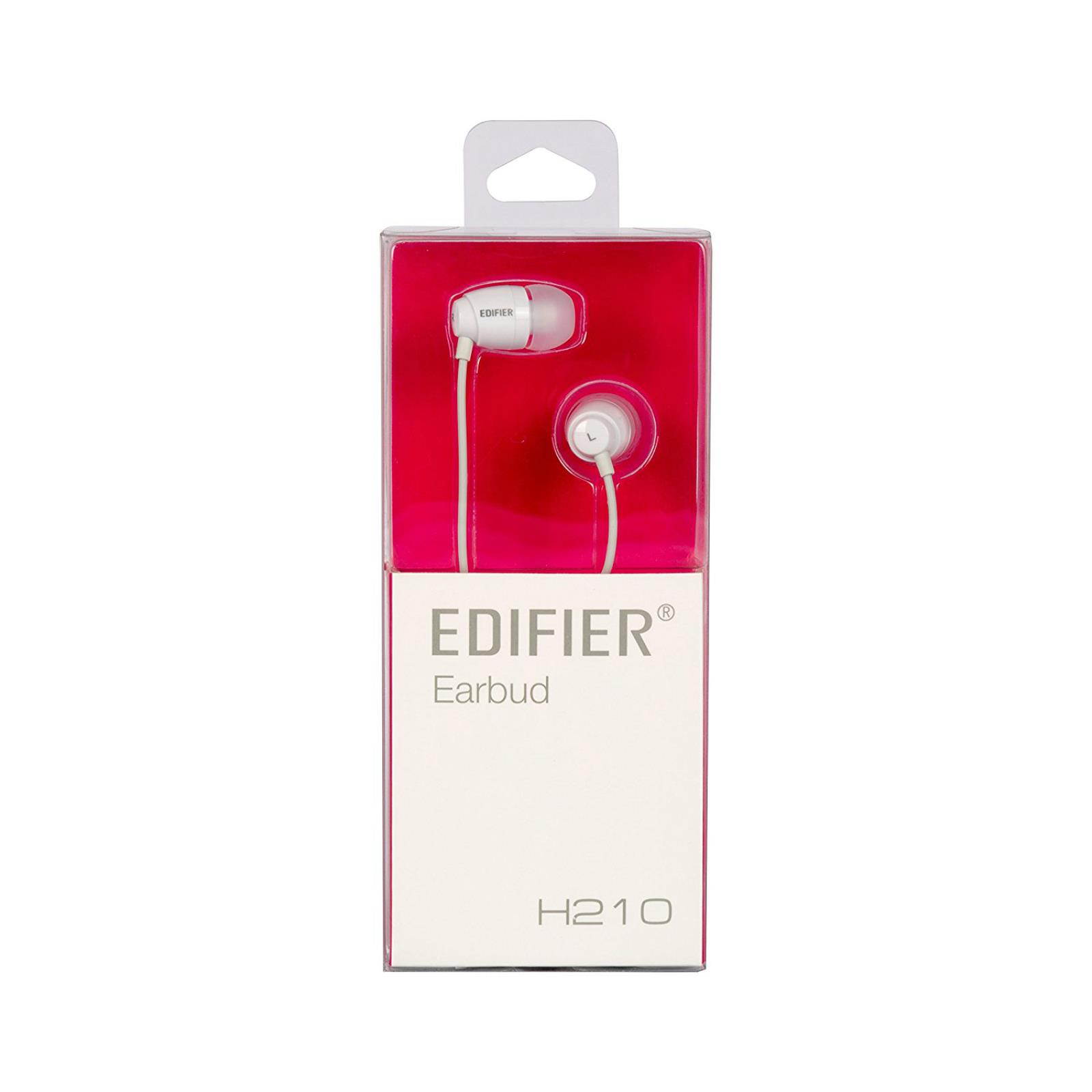 Edifier H210 Headphones - Hi-Fi In-Ear Canal Noise-Isolating Stereo Earphones - Black, White, Blue and Red