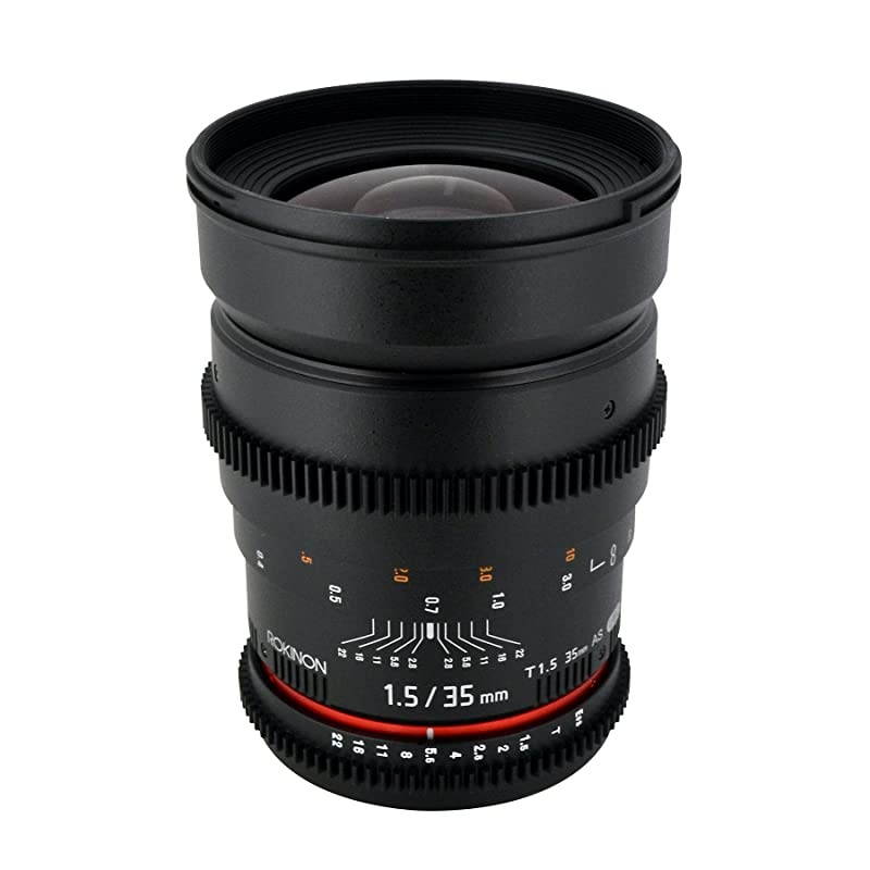 CV35-NEX 35mm t/1.5 Aspherical Wide Angle Lens with De-Clicked Aperture for Sony E-Mount (NEX)Fixed Lens