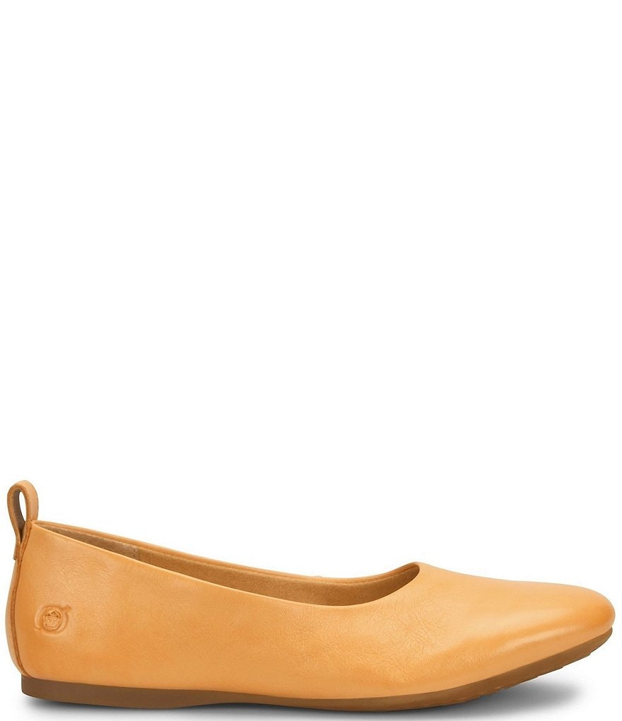 Born Beca Leather Slip-On Flats