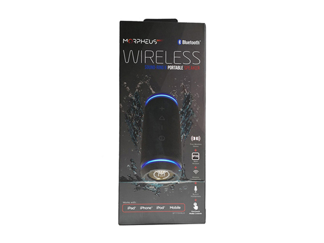 Morpheus 360 BT7750 Wireless Sound-Ring II Bluetooth Portable Speaker (Black)