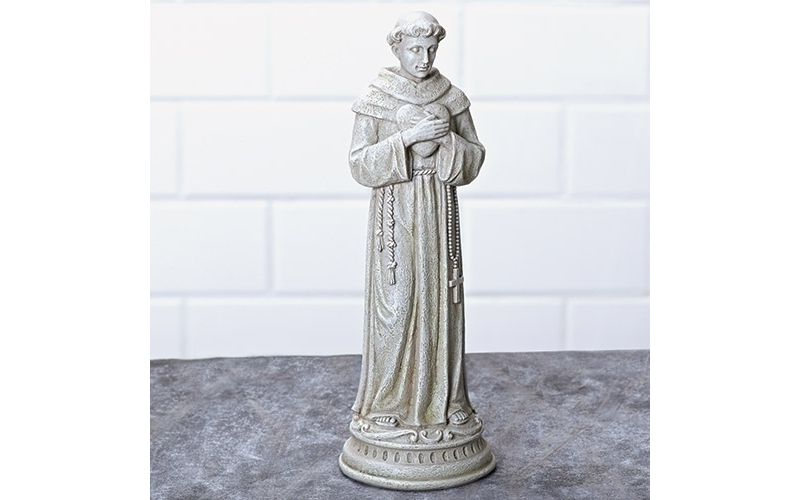 Roman 10" Saint Anthony Finder of Love Religious Table Top Figurine Decoration - Gray/Green