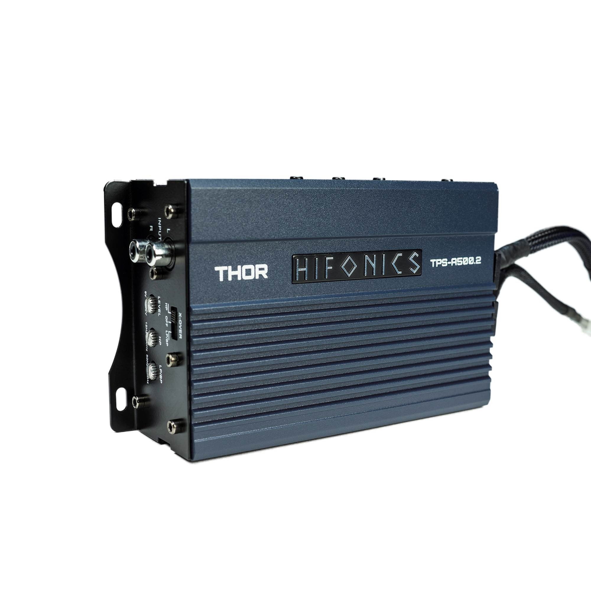 HIFONICS TPS A500.2 THOR Series 2 Channel 500 Watt Class D Amp