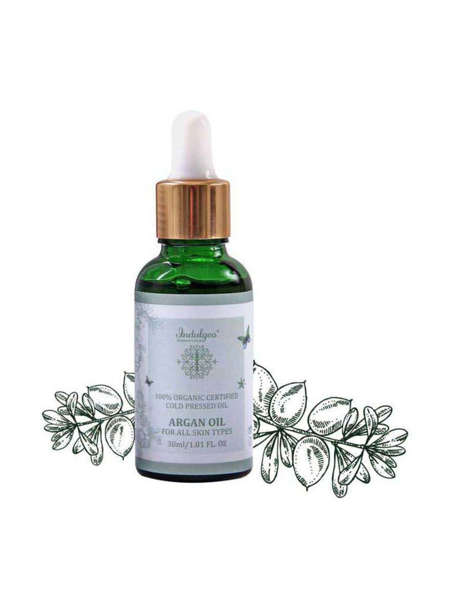 Indulgeo Essentials Organic Pure Argan Oil - 30 ml