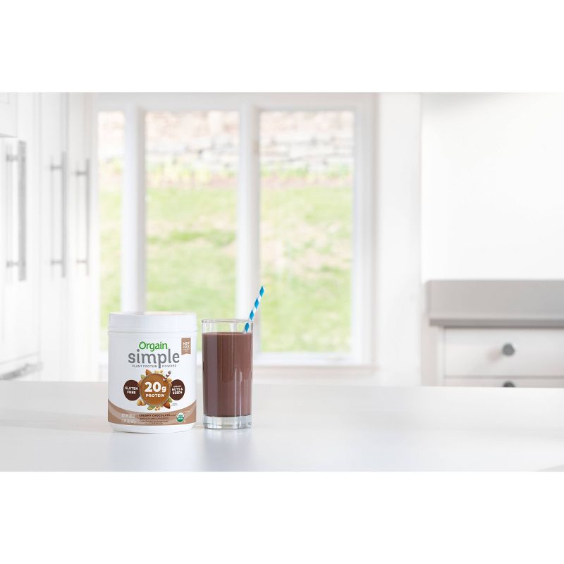 Orgain Organic Simple Ingredient Protein Powder - Chocolate - 1.25lbs