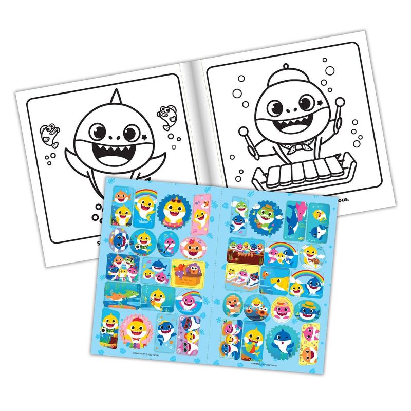 Baby Shark Color & Read Book