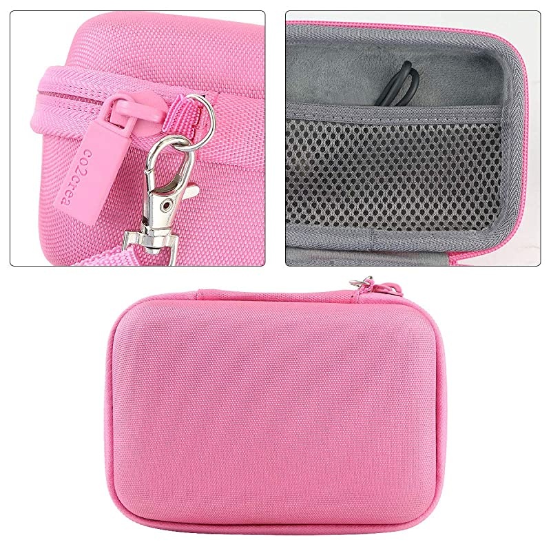 Hard Travel Case for Fujifilm Instax Mini Link Smartphone Printer (Pink Case)