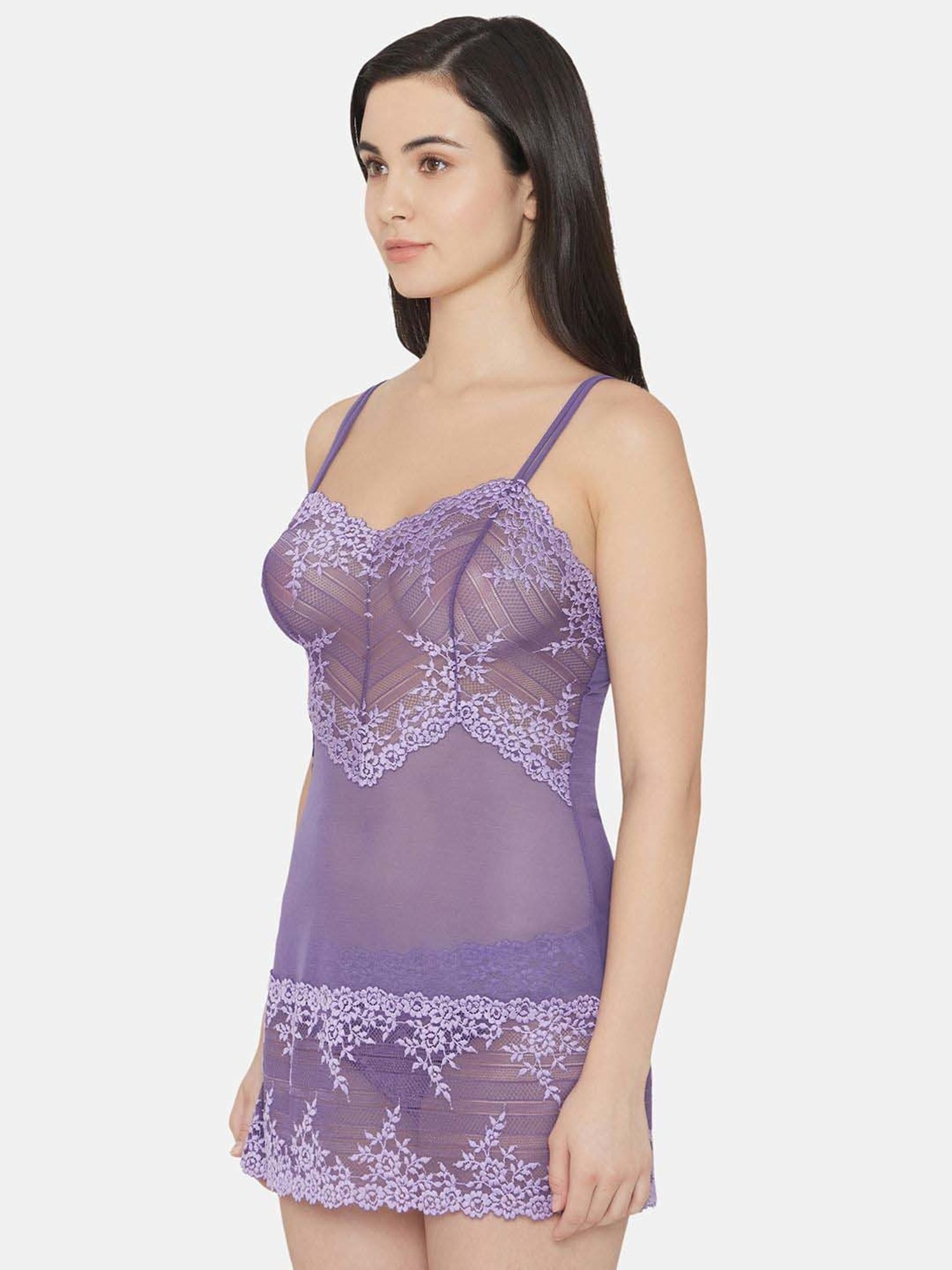 Wacoal Lilac Lace Work Chemise