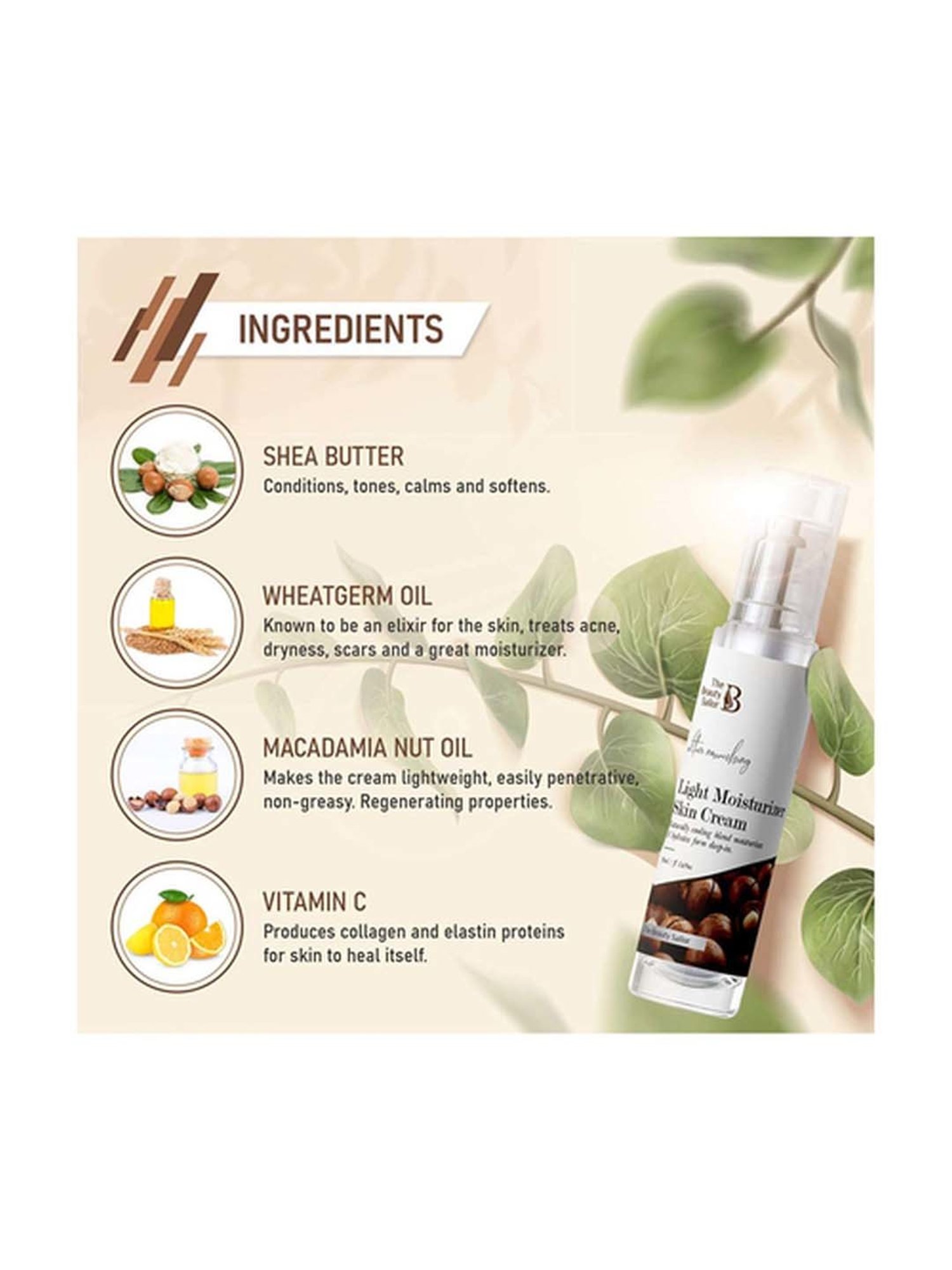 The Beauty Sailor Light Moisturizer Skin Brightening Cream - 50 ml