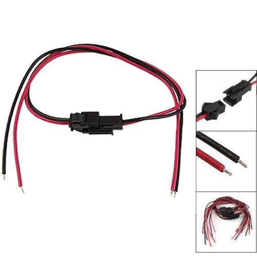 5 Pcs SM 2 Pins Wire Lead Battery Connector Adapter
