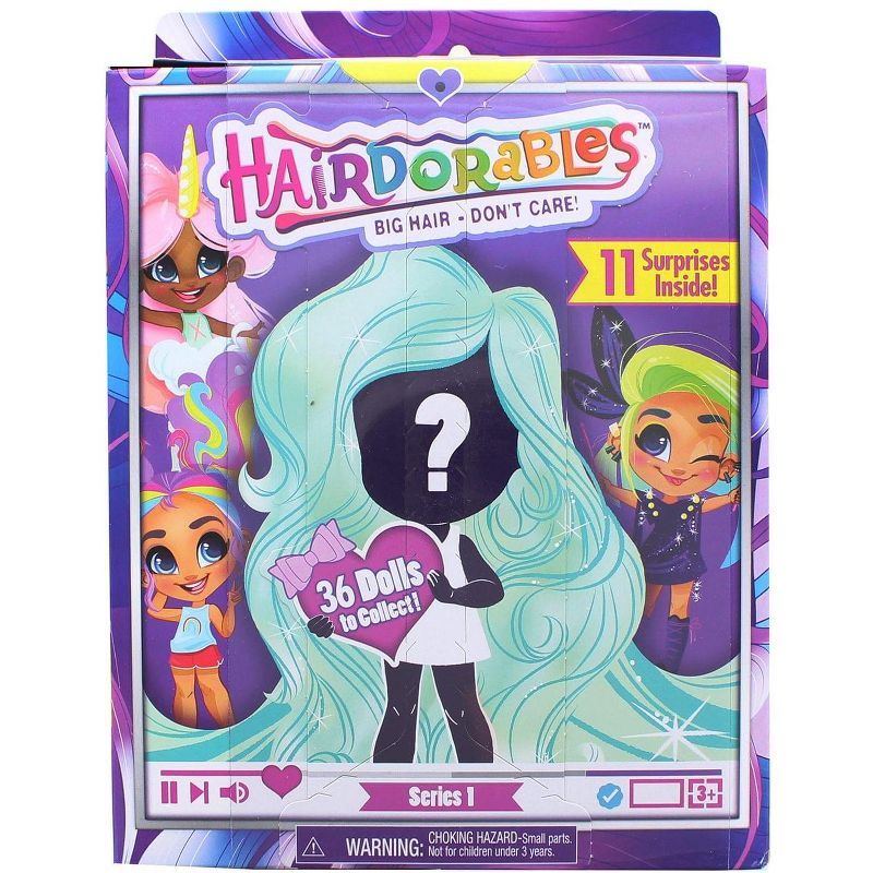 Just Play Hairdorables Series 1 Collectible Surprise Doll & Accessories: Sweet Treats Dee Dee