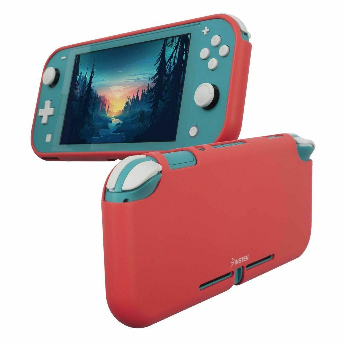 For  Switch Lite Soft TPU Protective Case Soft Skin Cover, Red