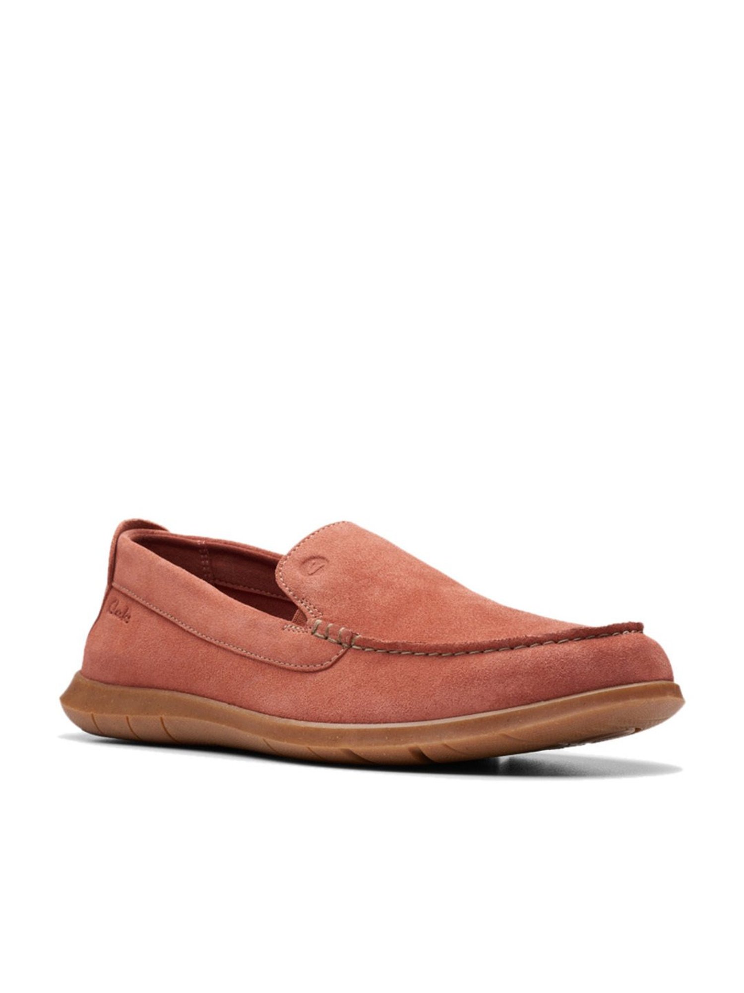 Clarks Men's Flexway Step Red Loafers