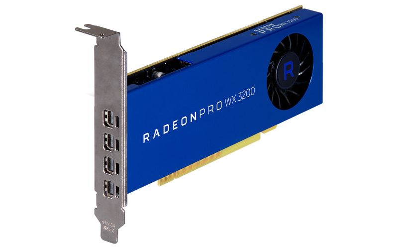 AMD Radeon Pro WX 3200 Graphic Card - 4 GB GDDR5 VRAM - 1.25 to 1.30 GHz Core - 640 Stream Processors - 128 bit Bus Width - Polaris Architecture