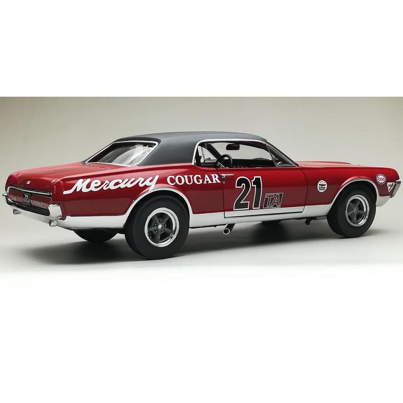 1967 Mercury Cougar Racing #21 Marty Beaulieu SVRA Watkins Glen Historic Enduro 200 (2012) 1/18 Diecast Model Car by SunStar