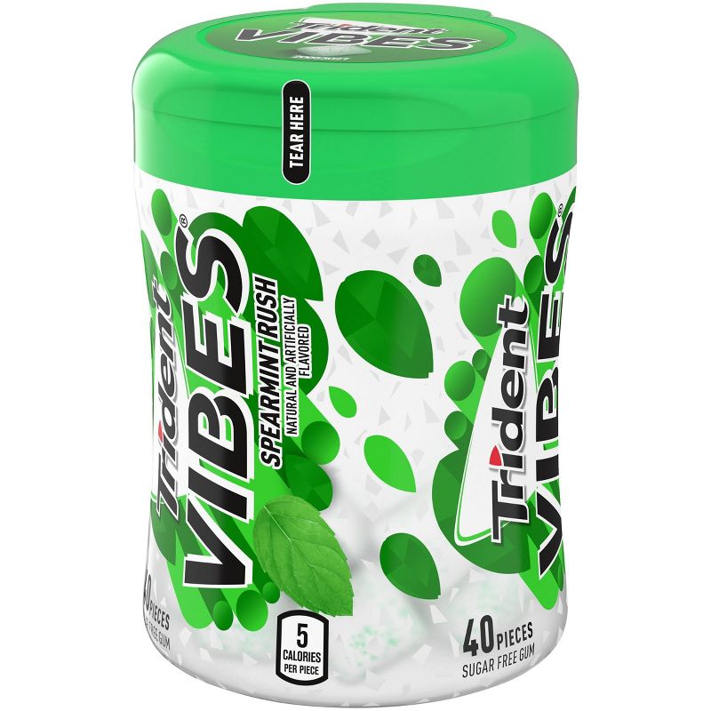 Trident Vibes Spearmint Rush Chewing Gum - 40ct