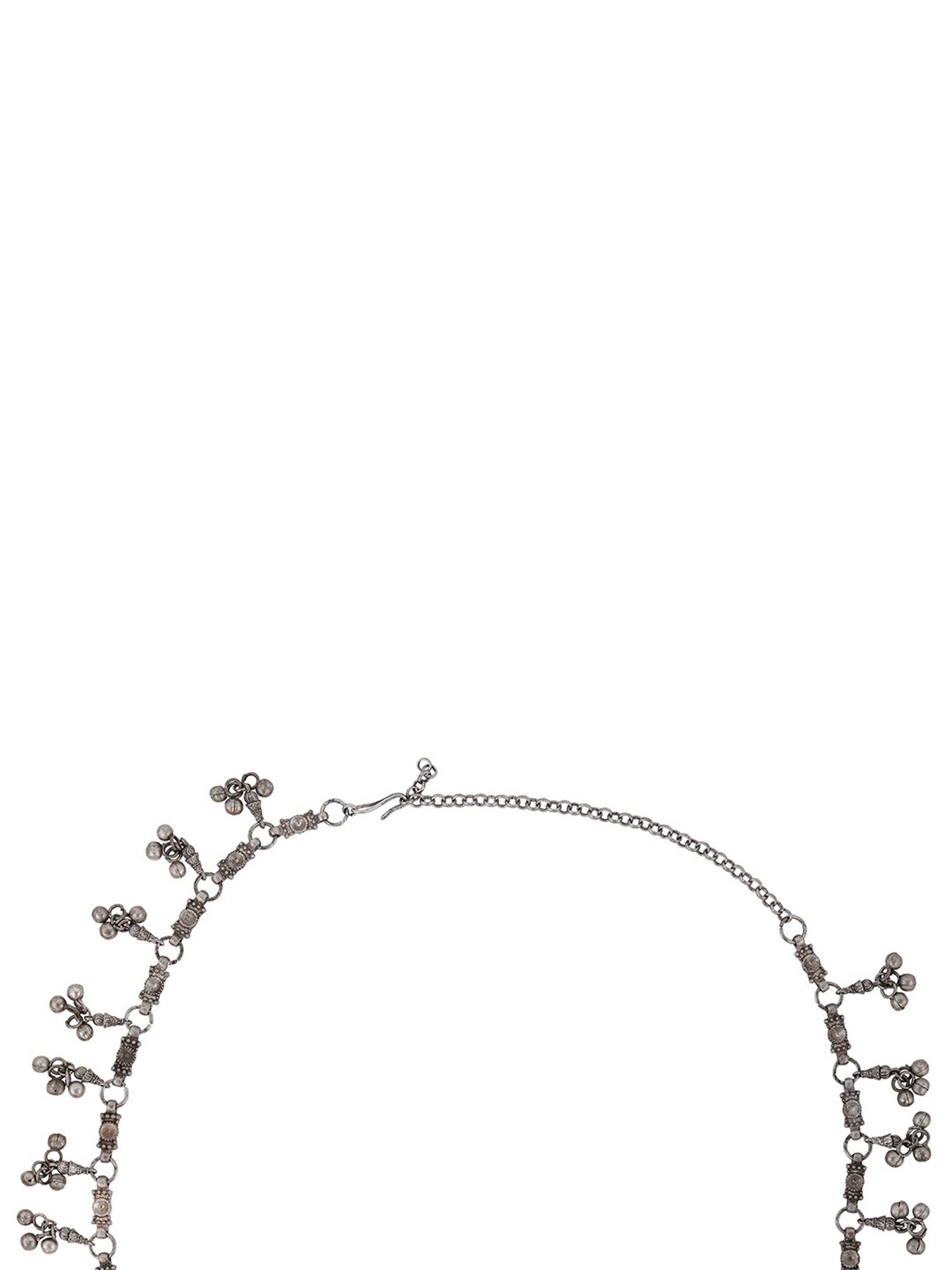 Teejh Oswani Ghungroo Silver Waistband for Women