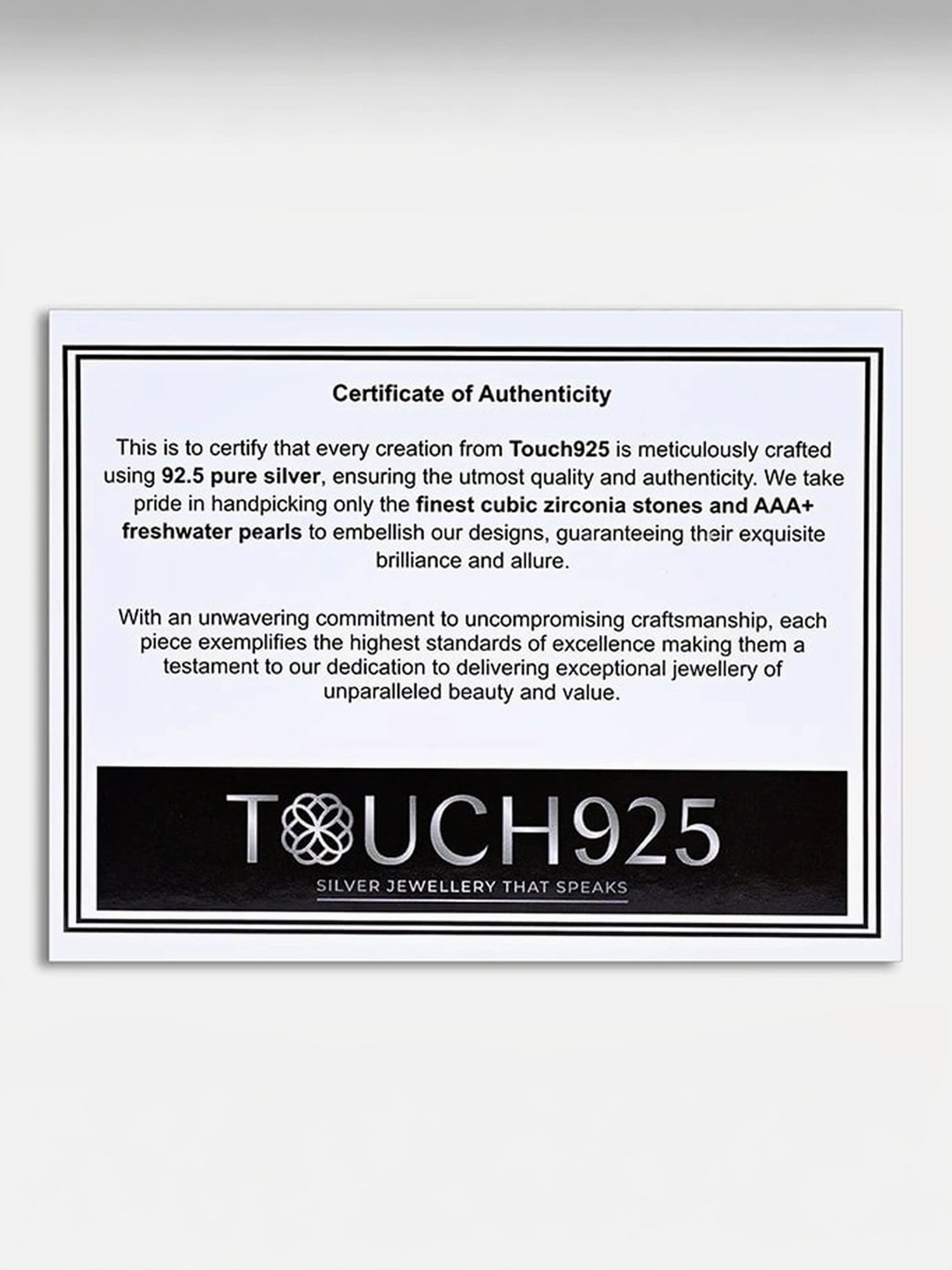 Touch925 Sterling Silver Divine D Initial Chain Pendant