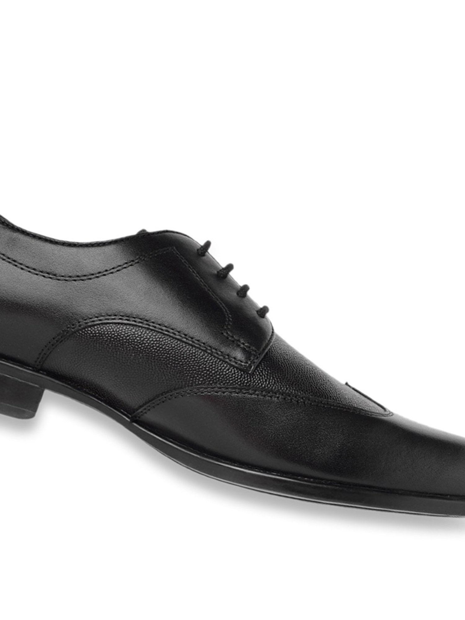 Geox Men's U Iacopo Black Leather Derby Shoes