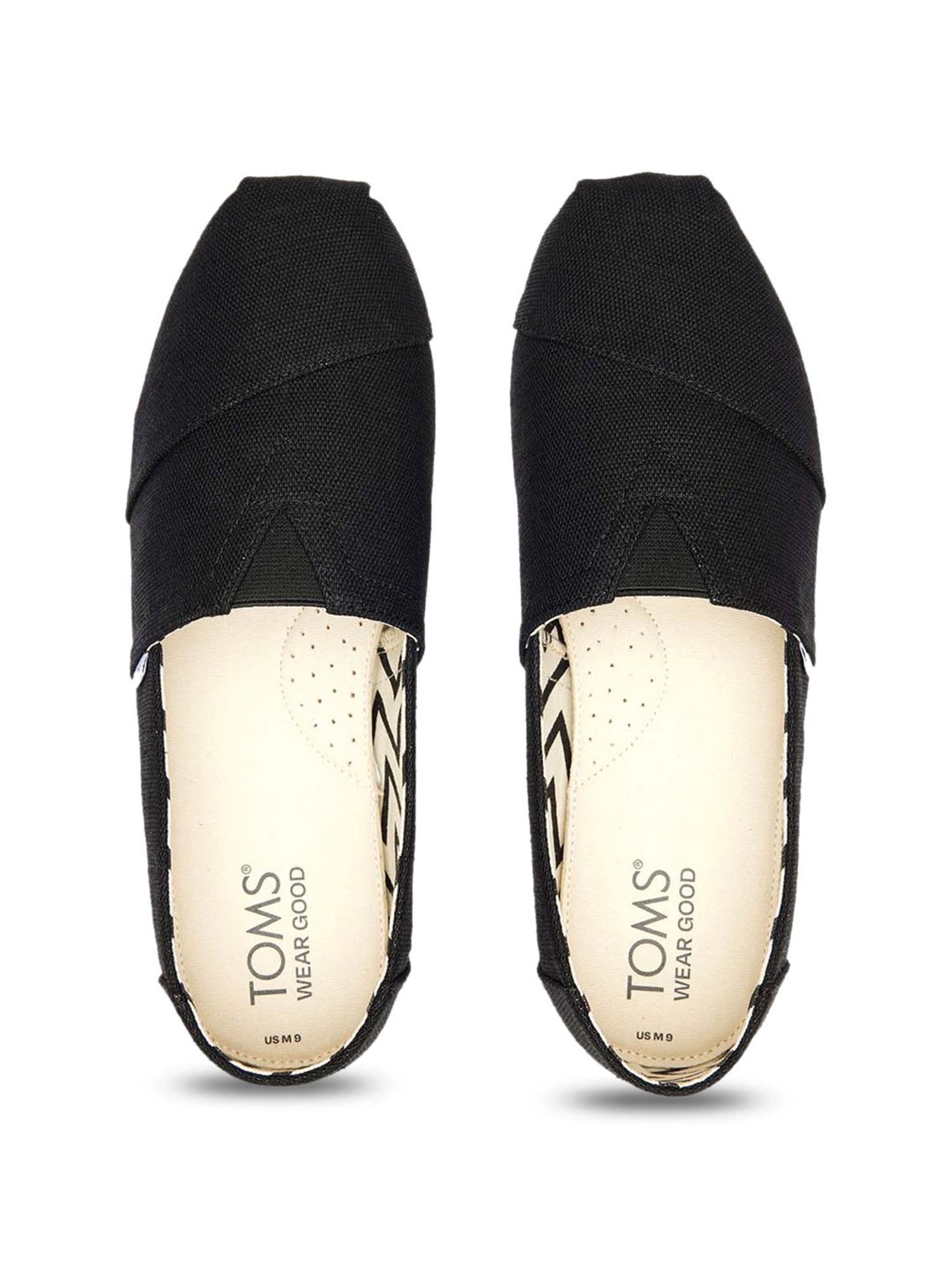 TOMS Heritage Men's Black Espadrille Shoes
