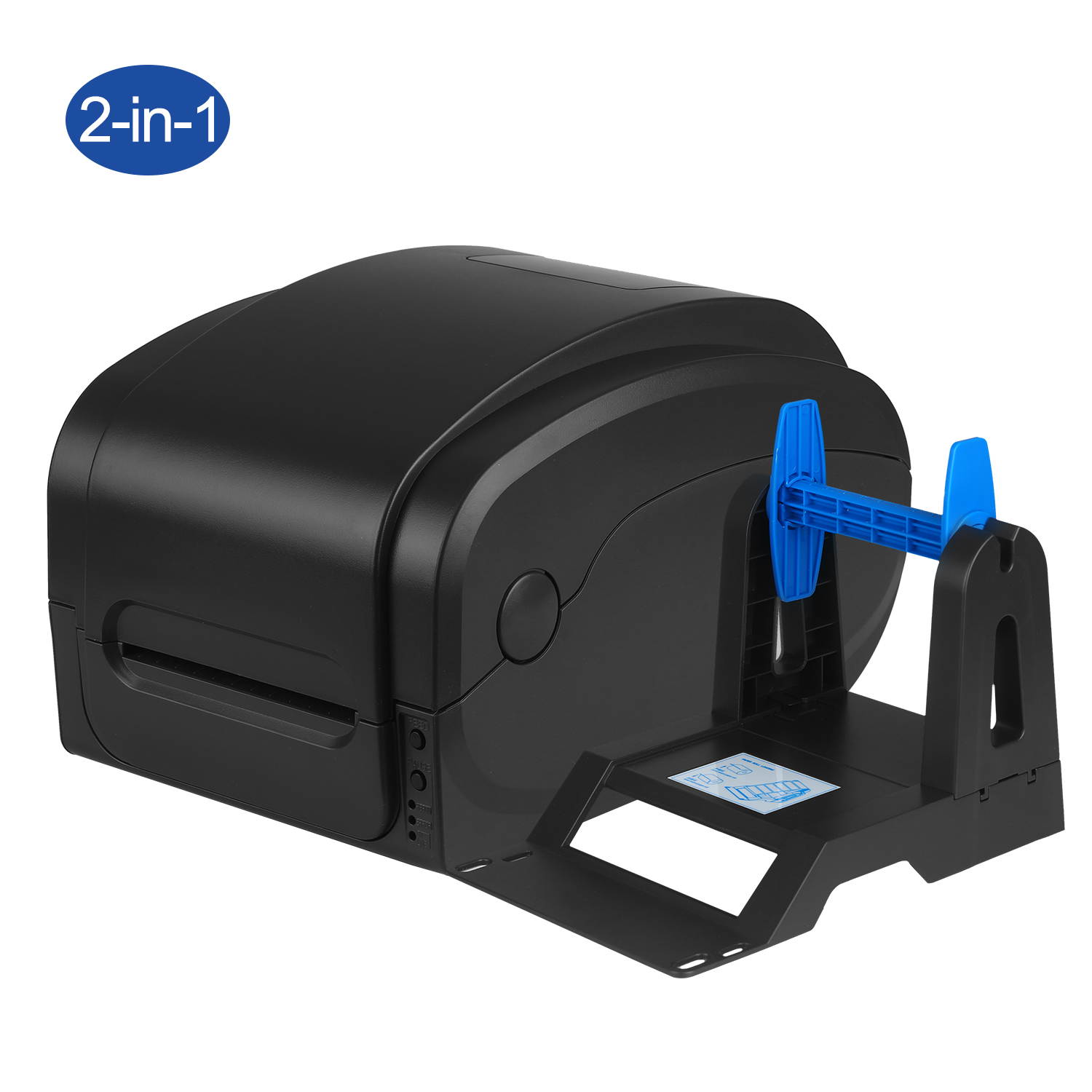Desktop Label Printer Direct Thermal & Thermal Transfer 2-In-1 High Speed Printer 4in Width for Labeling Mailing Barcodes Tags and Wrist Bands USB Serial and Parallel Port Connectivity