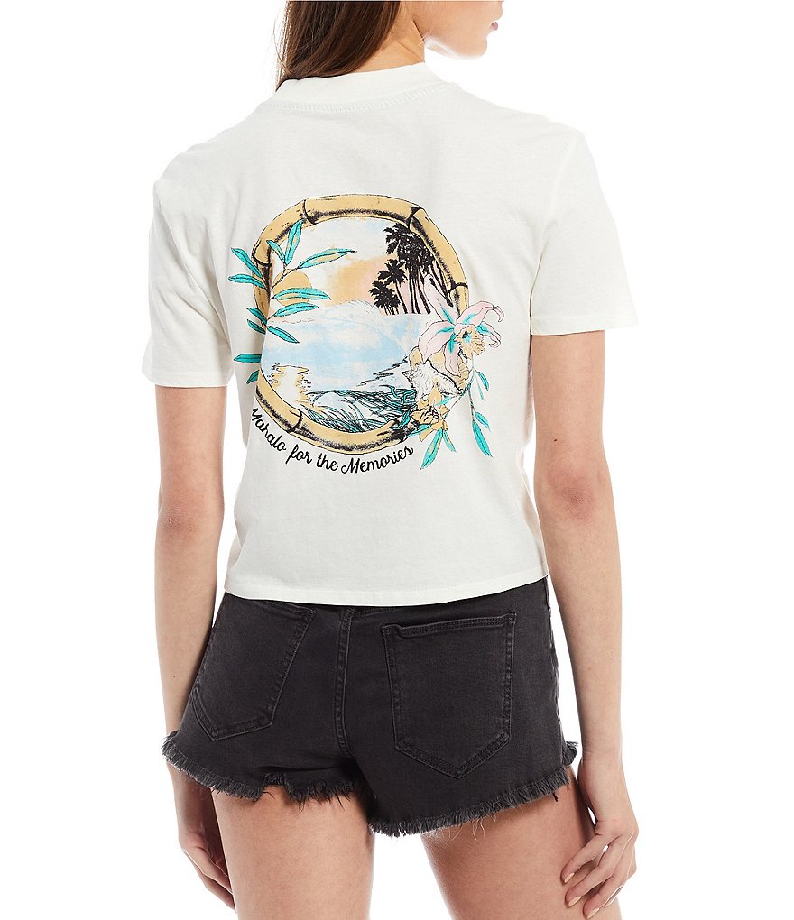 Volcom White Pocket Dial Organic Cotton Tee