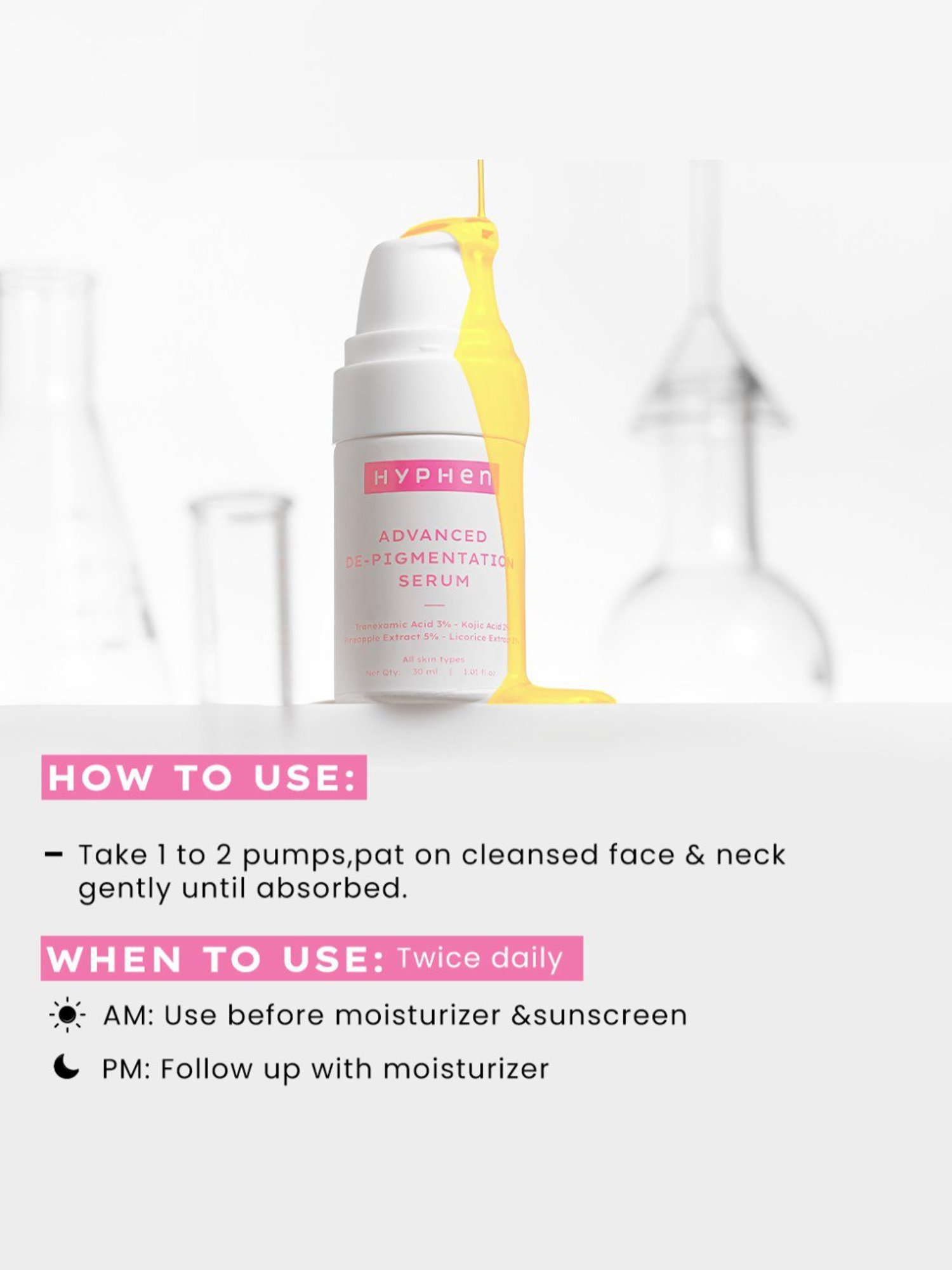 Hyphen Advanced De-Pigmentation Serum - 30 ml