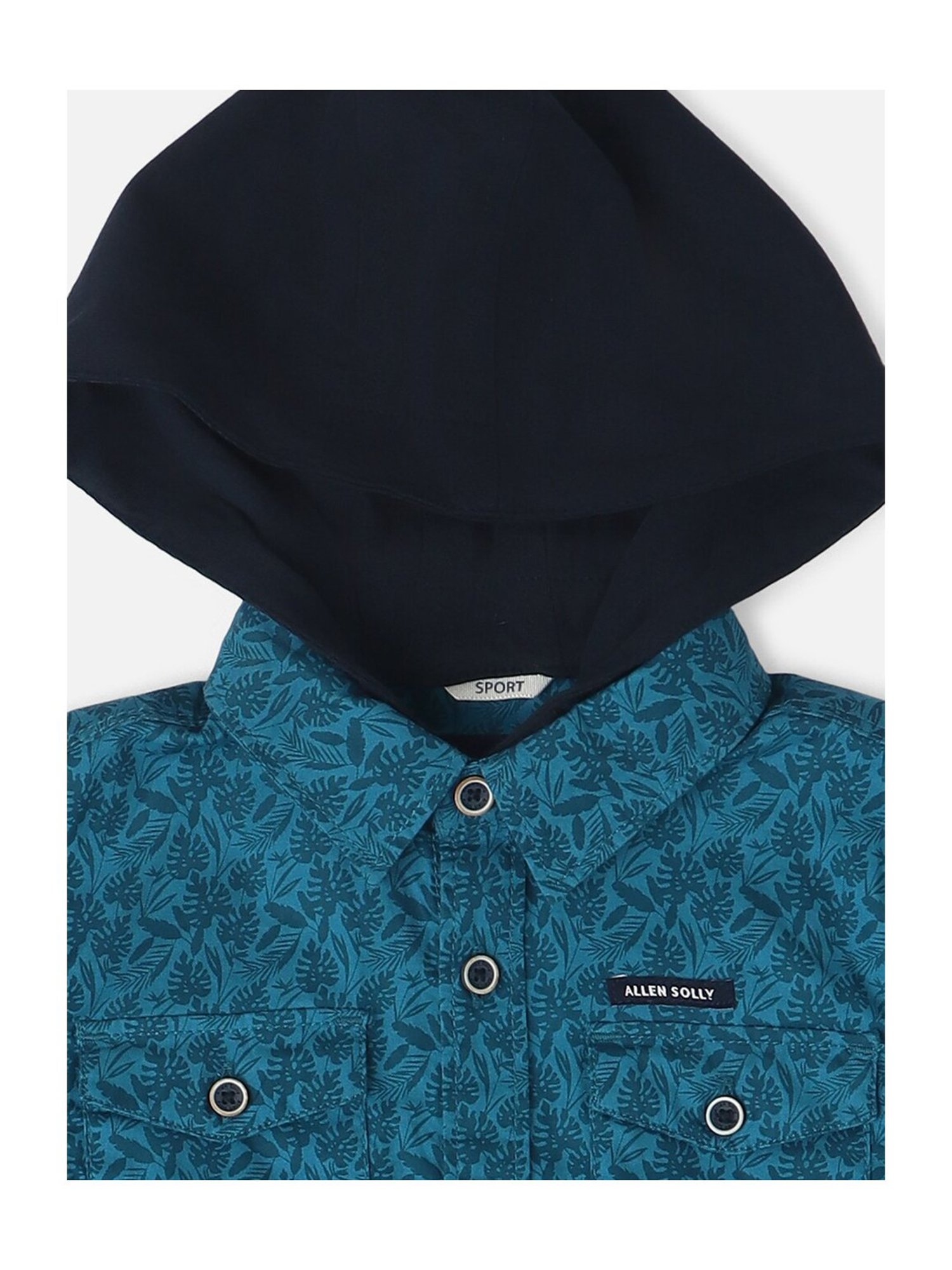 Allen Solly Junior Blue Printed Shirt