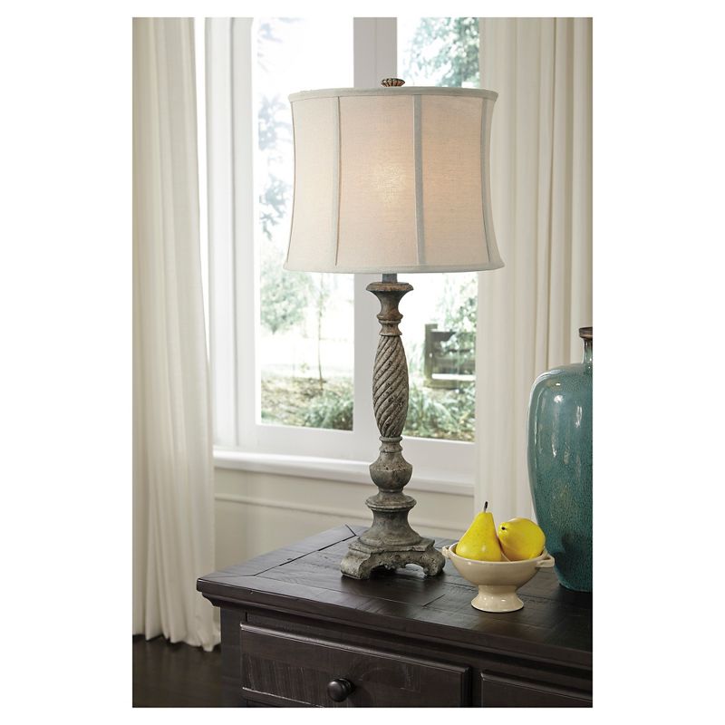 Alinae Table Lamp Antique Gray  - Signature Design by Ashley