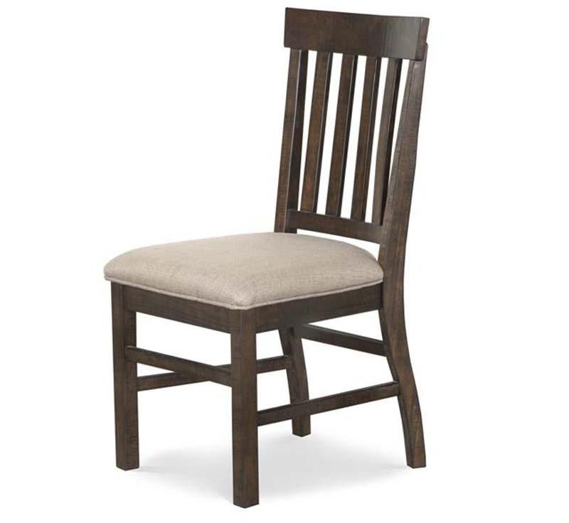 St. Claire Traditional Dining Side Chair with Upholstered Seat in Rustic Pine - Set of 2 - Magnussen Home Furnishings