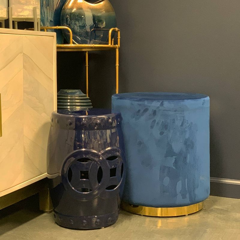 Fiber Clay Patio Garden Stool - Olivia & May