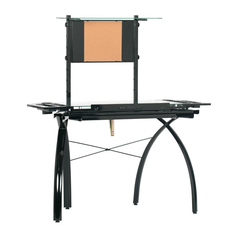 Futura Tower - Black/Clear Glass