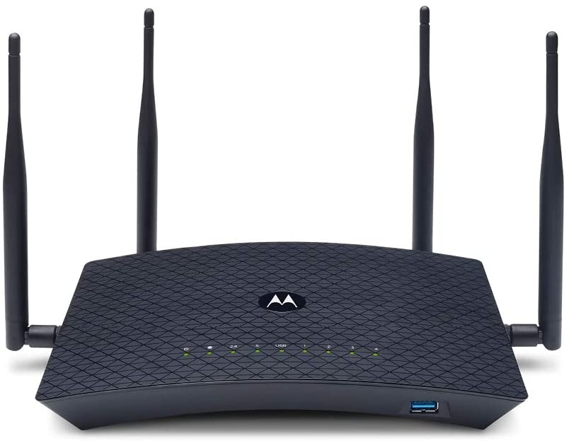 MOTOROLA AC2600 4x4 WiFi Smart Gigabit Router with Extended Range Model MR2600