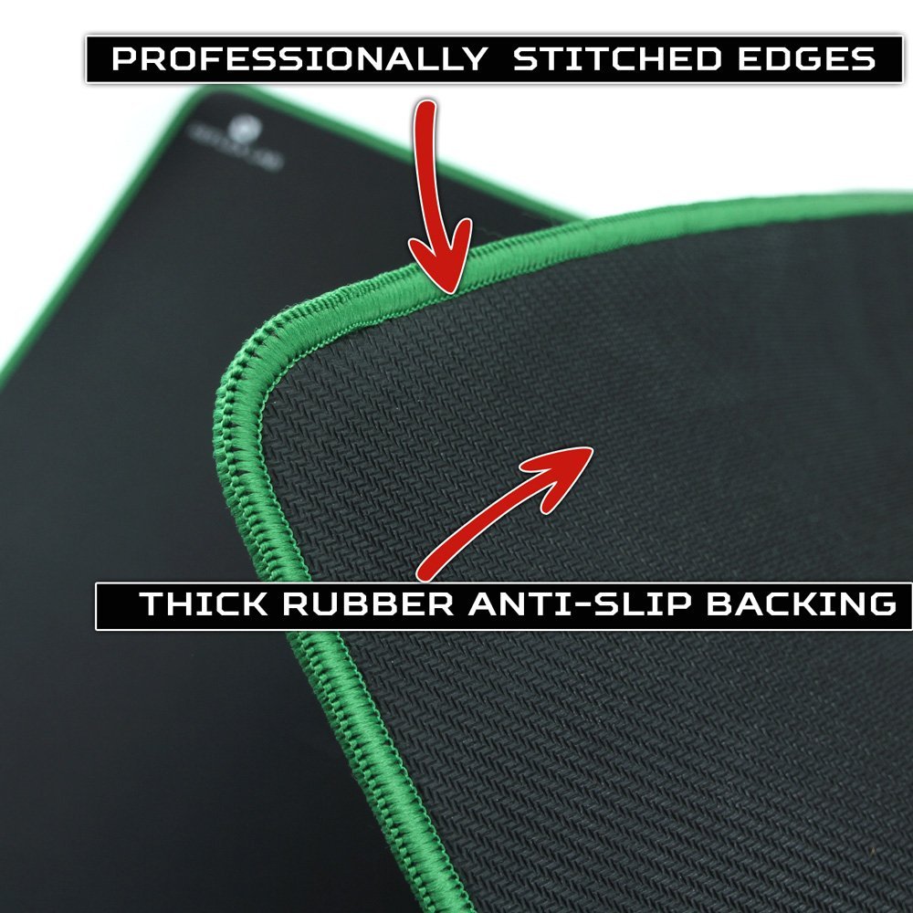 Leather Desk Pad Protector,Mouse Pad,Office Desk Mat,31.5" x 15.7" Non-Slip PU Leather Desk Blotter,Laptop Desk Pad,Waterproof Desk Writing Pad for Office and Home - Black