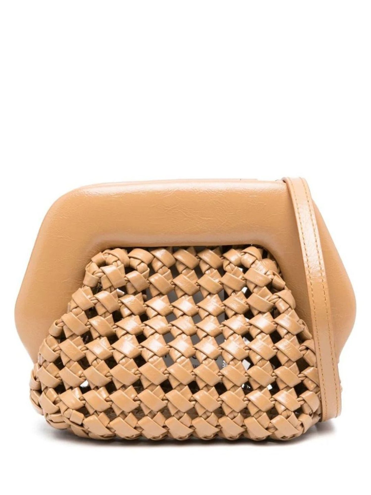 Themoire Clay Gea Knots Shiny Cross Body Bag