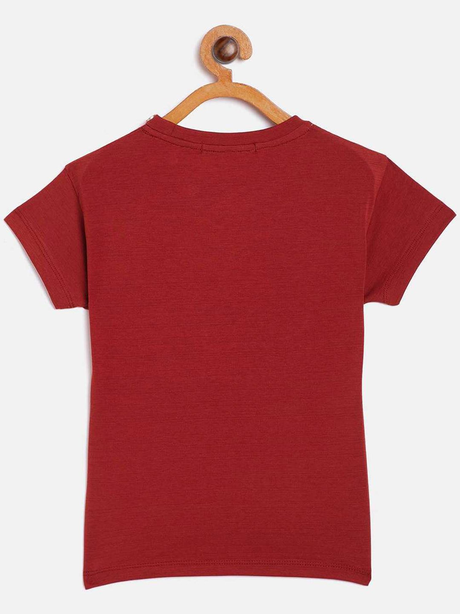 ZIAMA Kids Rust Printed Top