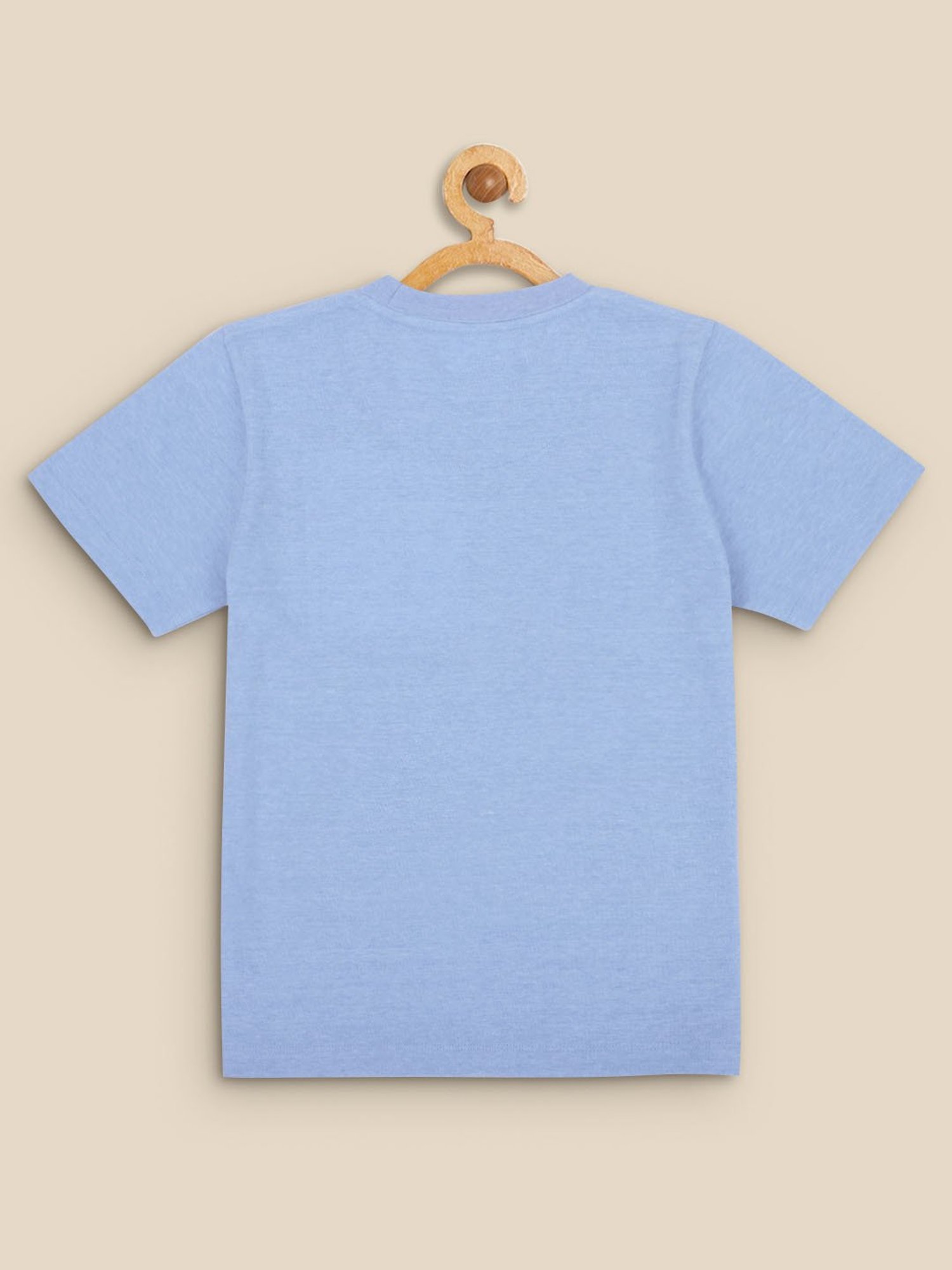 Kidsville Light Blue Printed T-Shirt