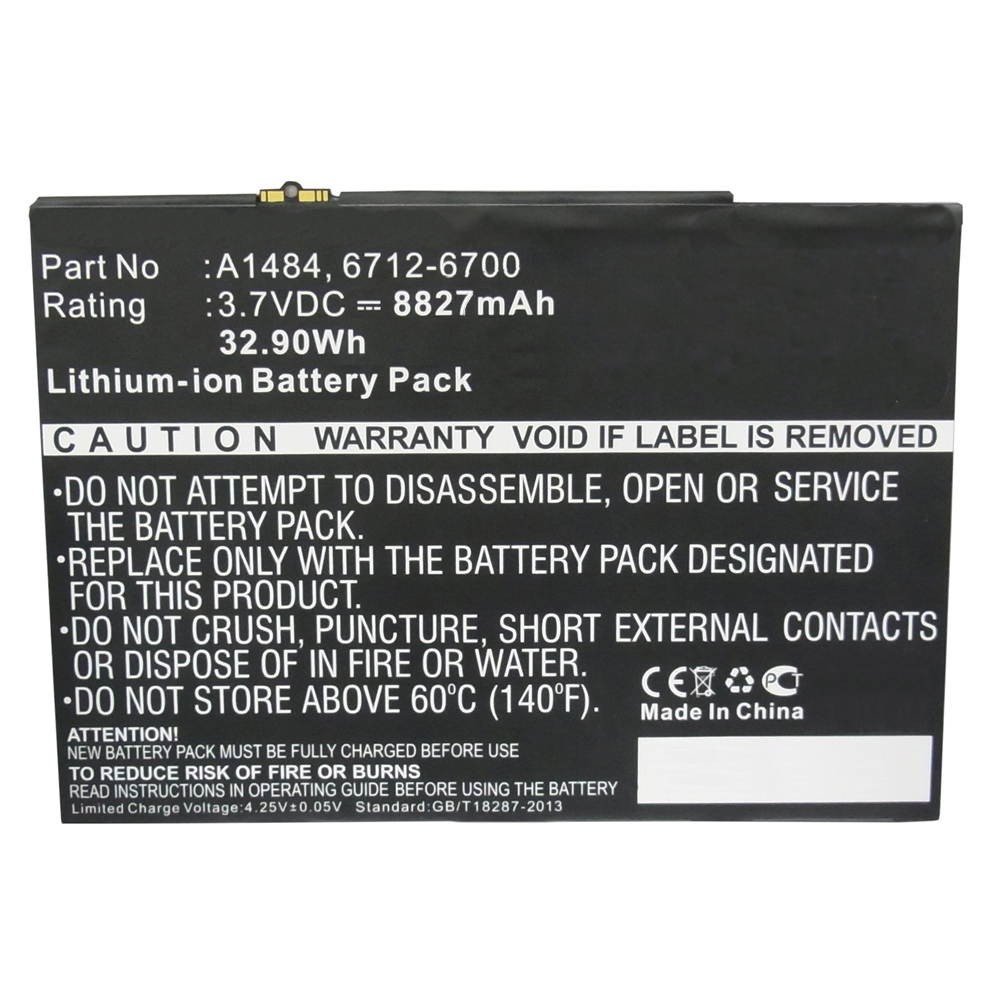 Replacement 8827mAh A1484 Battery for Apple iPad Air A1474, iPad Air A1475, iPad 5 (5th Generation) with Installation Tools