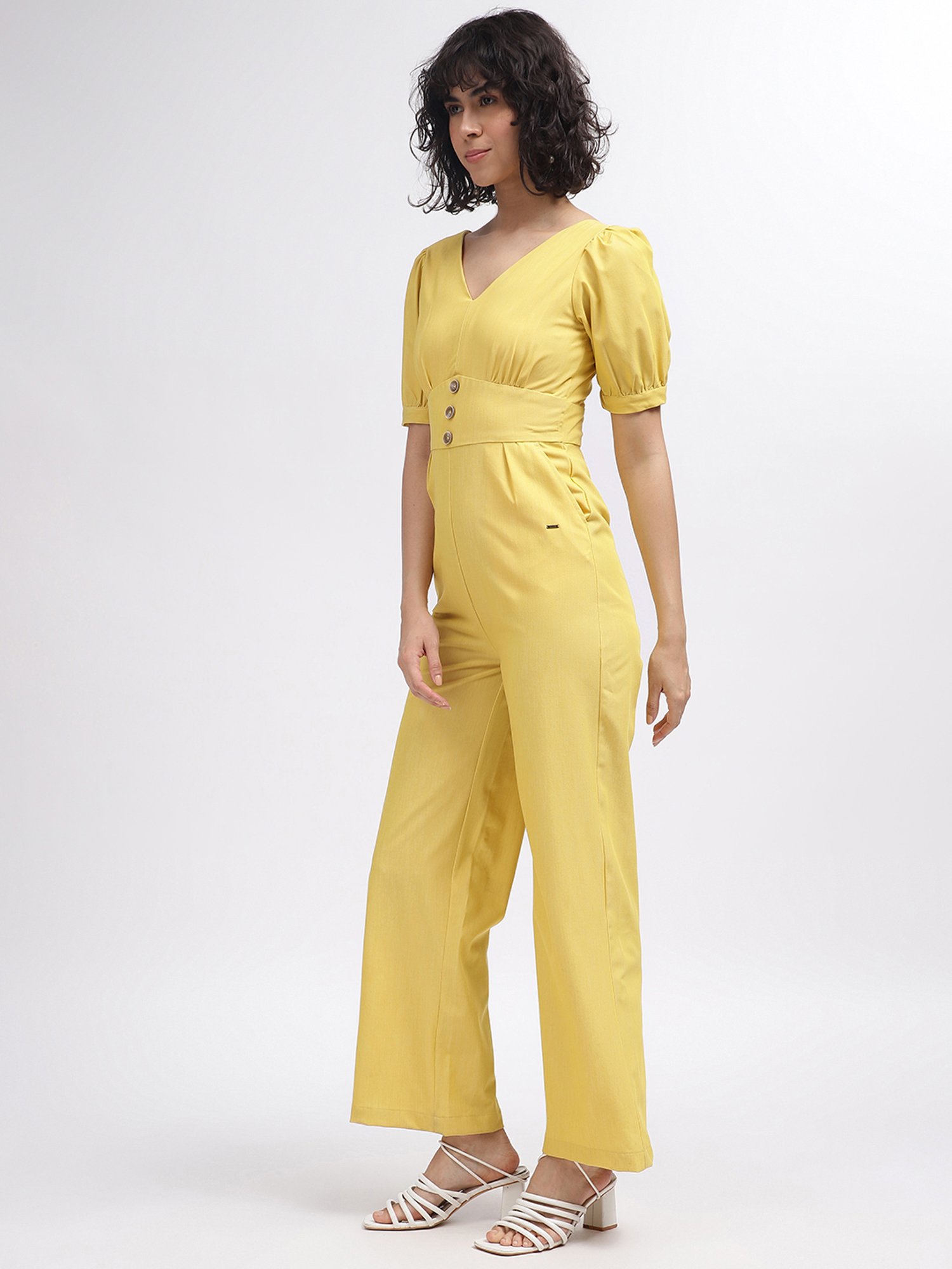 Elle Yellow Maxi Jumpsuit