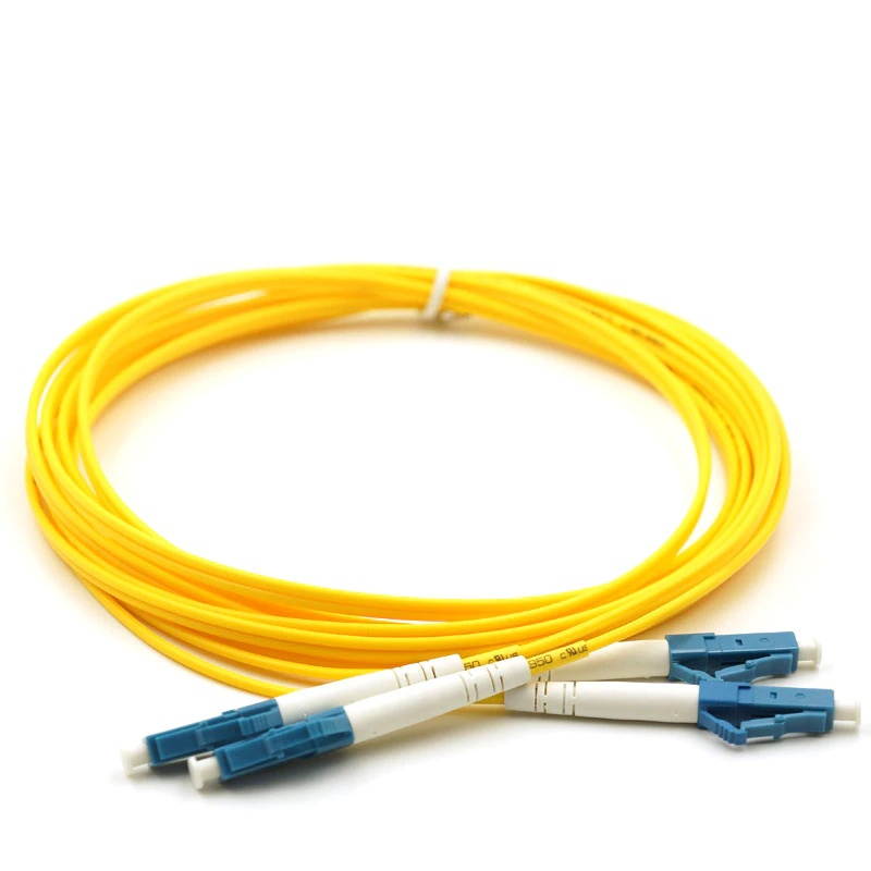 5PCS/bag LC UPC 3M Single mode duplex fiber optic patch cord LC 3M 2.0mm or 3.0mm FTTH fiber optic jumper cable