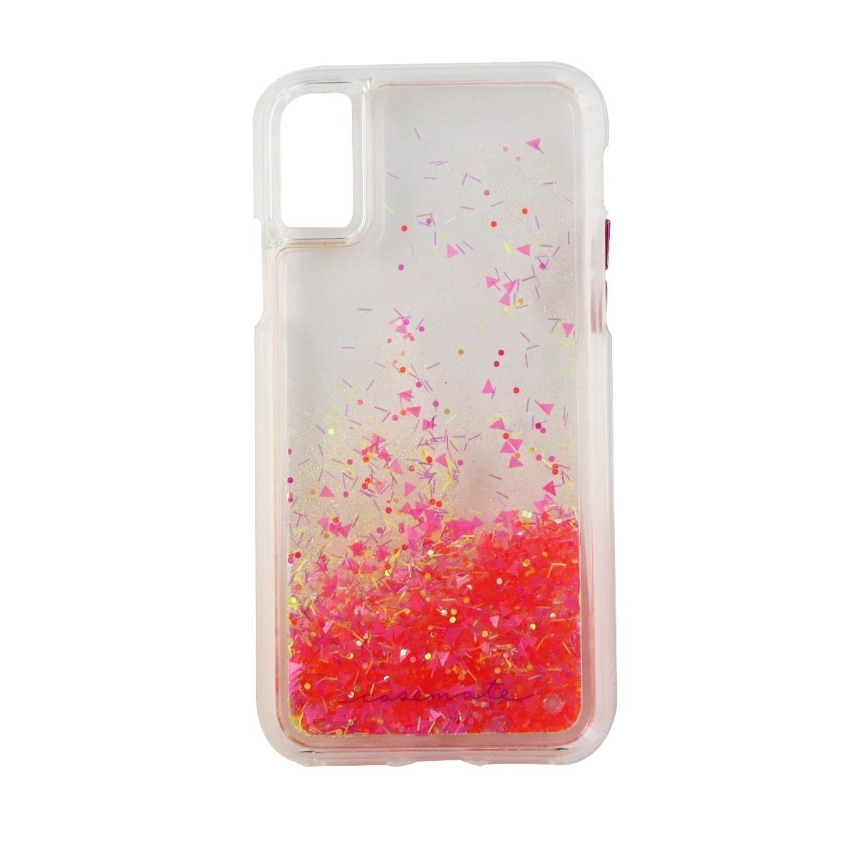 Case-Mate Waterfall Cascading Liquid Giltter Case for iPhone X - Pink Glow