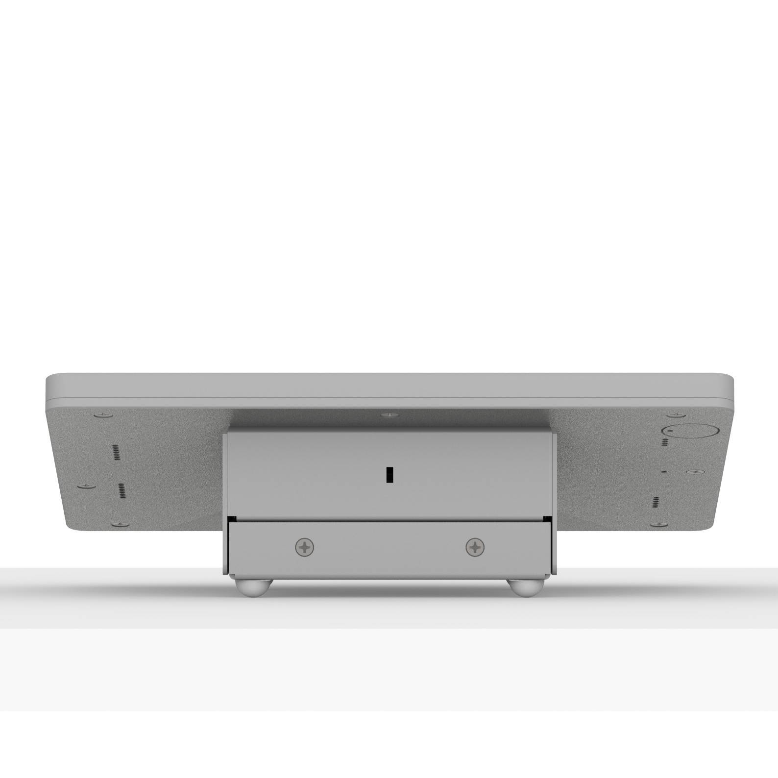 VidaMount Light Grey Enclosure and Fixed Tilted 15&deg; Desk / Surface Mount [Bundle] compatible with iPad Pro 10.5" & Air 3rd Gen