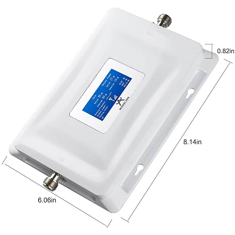 Signal Booster AT&T Cell Phone Signal Booster 4G LTE T-Mobile Cricket US Cellular Band12/17 Cell Signal Booster AT&T Cell Phone Booster Cell Extender Signal Amplifier Boost Voice+Data for Home
