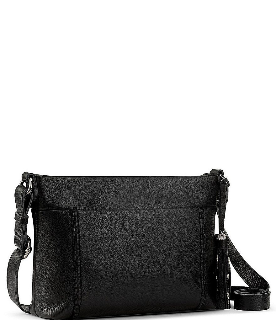 The Sak Melrose Top Zip Leather Crossbody Bag