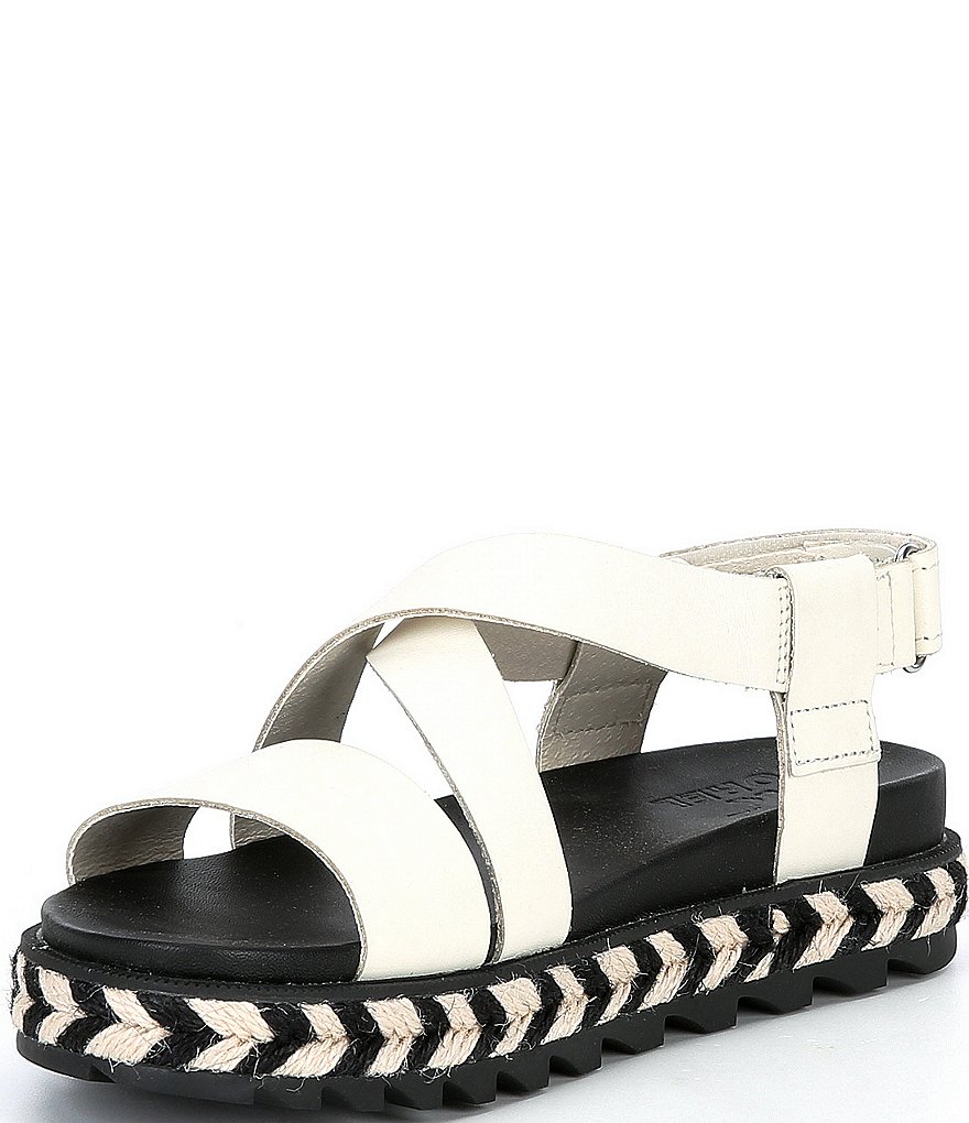 Sorel Roaming Leather Criss Cross Sandals