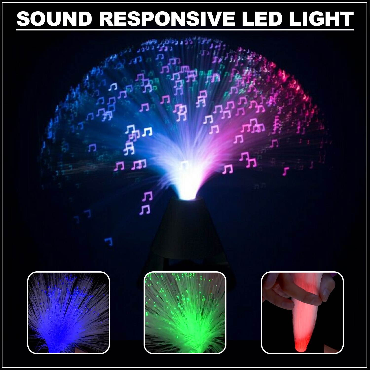 Shop LC AQNHPK-AQUARIUS Tree Shape Fiber Optic LED Light Portable Bluetooth Speaker