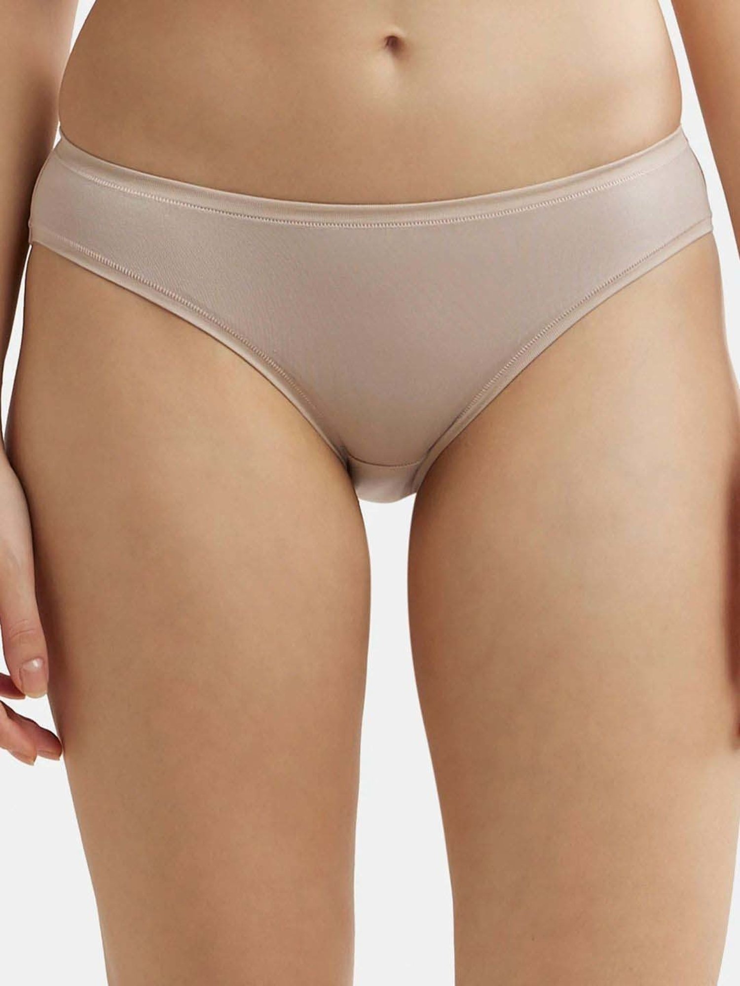 Jockey Beige Plain Bikini Panty