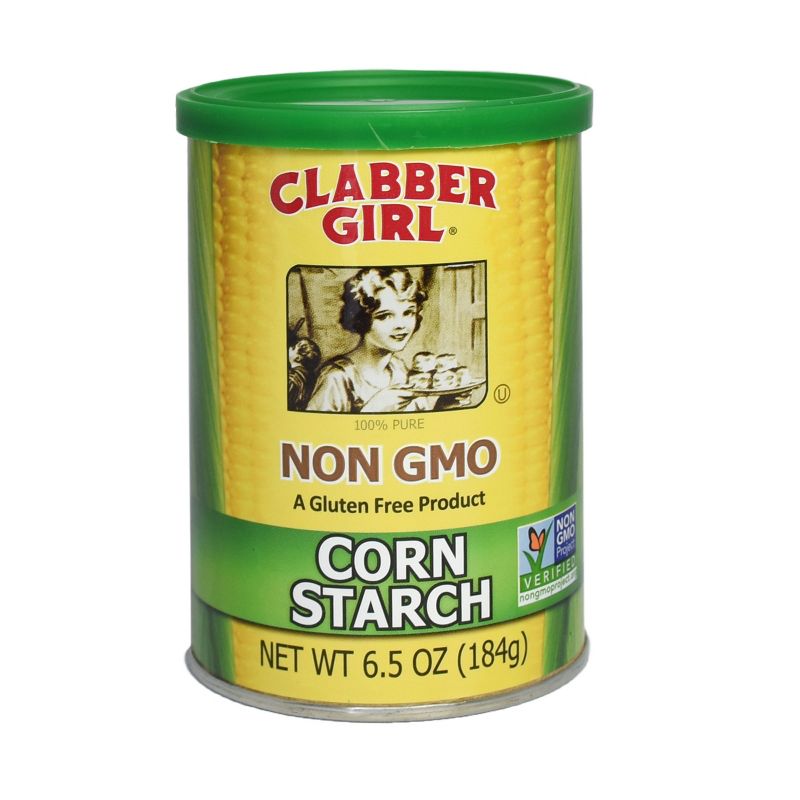 Clabber Girl Gluten Free Non GMO Corn Starch - 6.5oz