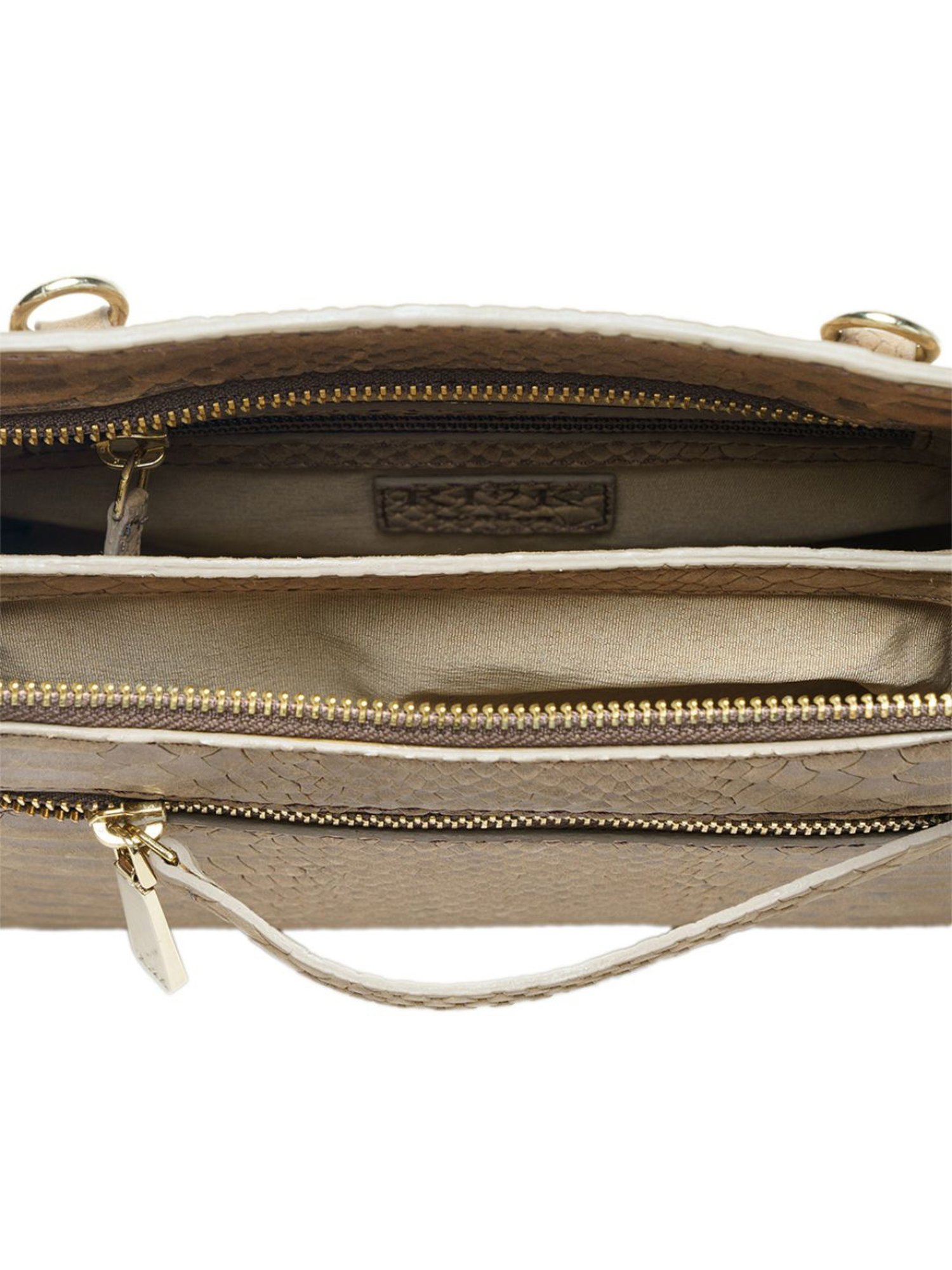 RI2K London Fawn Leather Medium Animal Effect Cross Body Bag