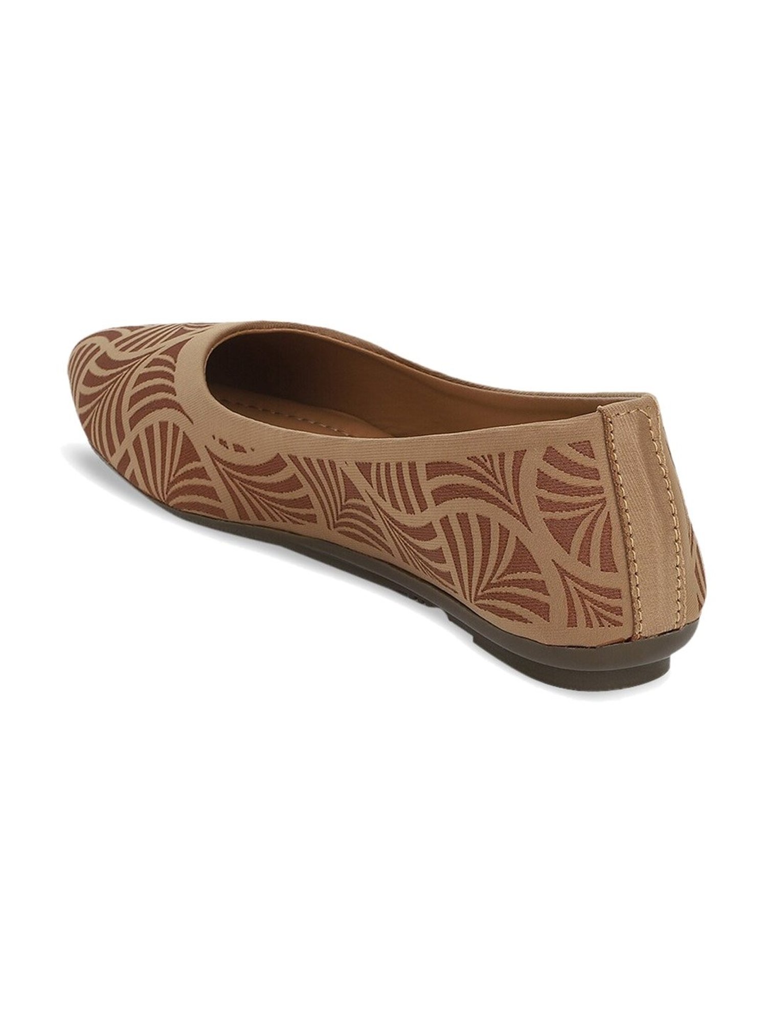 Iconics Women's Brown Flat Ballets